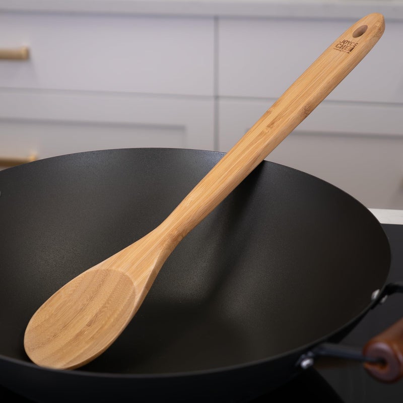 Joyce Chen Burnished Bamboo Mixing Spoon, 18-Inch - Image 2